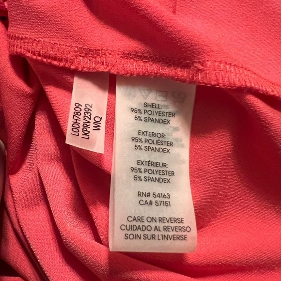 Karl Lagerfeld bright pink ruffle sleeve blouse with back pearl button closure - Picture 10 of 10